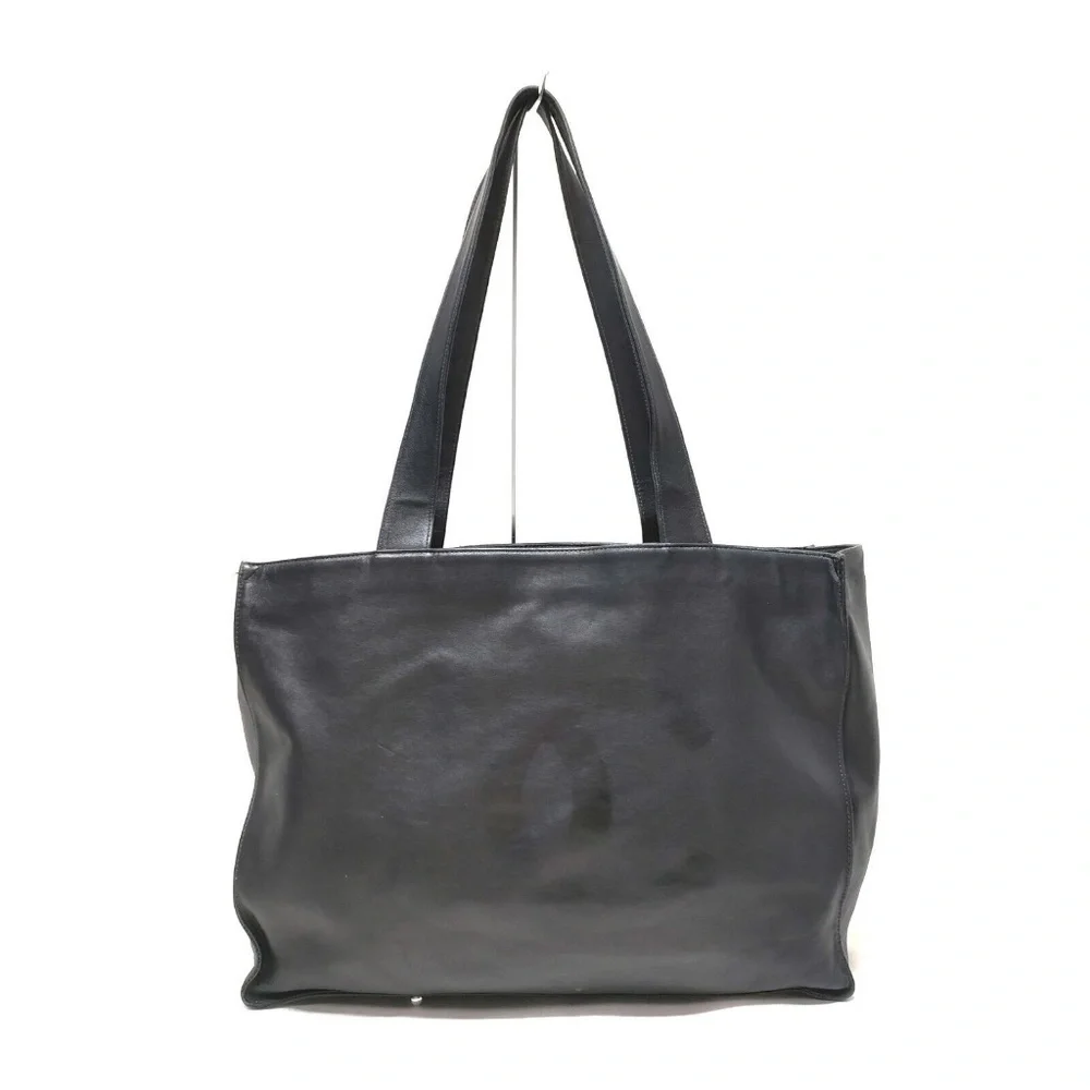 Chanel Tote Bag Black Leather
